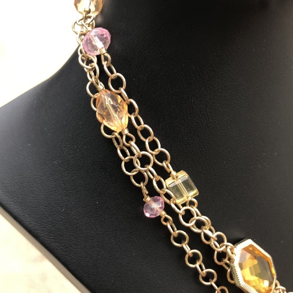 dana kellin target Gold multi strand necklace - Picture 4 of 13